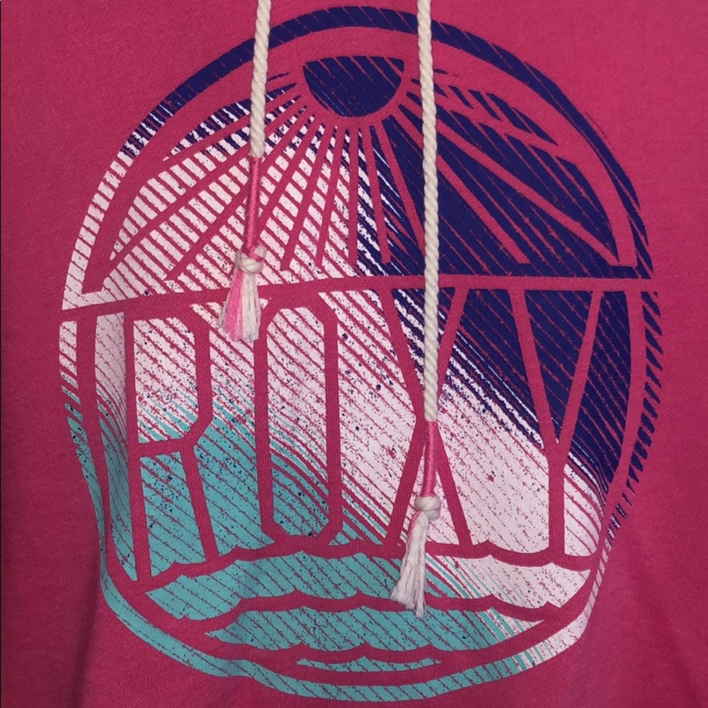 Pink Roxy Pullover Hoodie - Picture 2 of 4